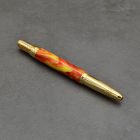 Zephyr golyóstoll, "Orange" akrilgyanta, Arany színű szerkezet