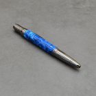 Zephyr golyóstoll, "Óceánkék" gyanta, Fegyverfém szerkezet