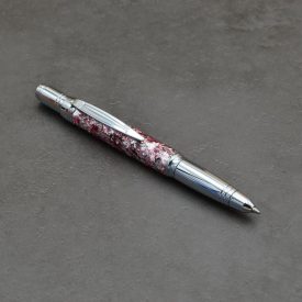   Zephyr golyóstoll, "Jeges rózsaszín" gyanta, Ródium szerkezet