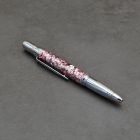 Zephyr golyóstoll, "Jeges rózsaszín" gyanta, Ródium szerkezet